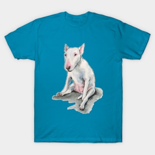 Sitting Silly Bull Terrier T-Shirt